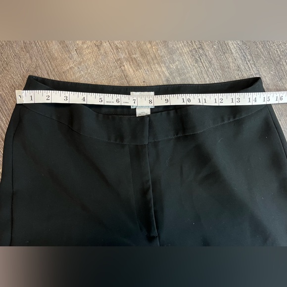 CHICO'S Black Dress Pants Size 1 - Picture 11 of 11